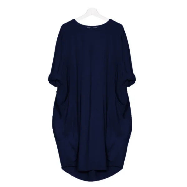 Long Sleeve Loose Casual Dress for Pregnant Women