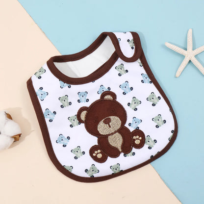 Waterproof Feeding Bibs for Babies & Toddlers – Soft Apron & Burp Cloth Set