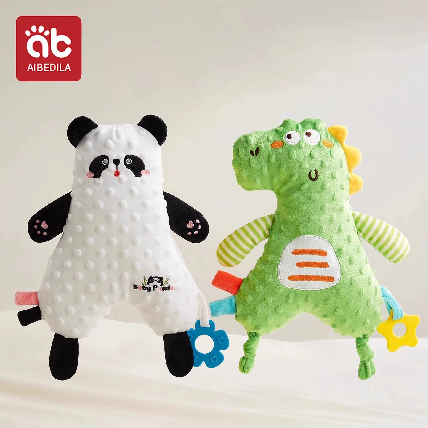 Plush Animal Security Blanket - Soft Baby Sleeping Comforter