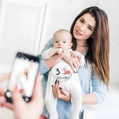 0-12 Month Baby Milestone Photo Cards & Souvenirs