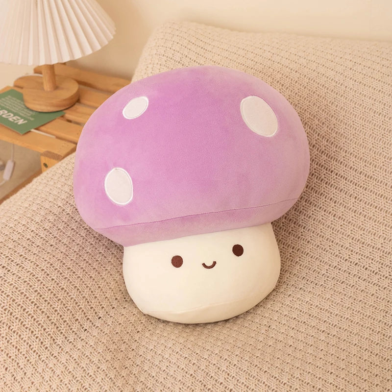Kawaii Mushroom Plush – Soft Squishy Pillow Toy & Cute Gift for Kids
