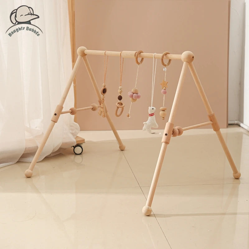 Wooden Baby Gym/Activity Fitness Stand