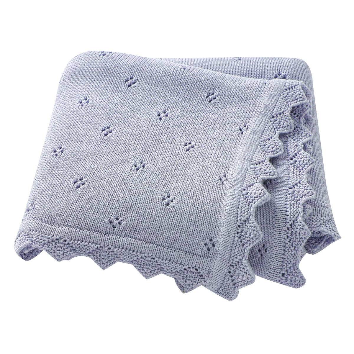 Ultra-Soft Knitted Cotton Baby Swaddle & Blanket (90x70cm)