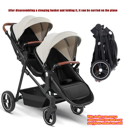 Foldable, Airline-Approved Stroller & Rider Combo