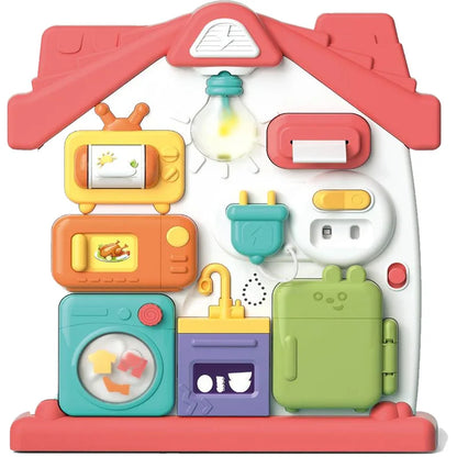 Montessori Sensory Busy Board with Lights & Music