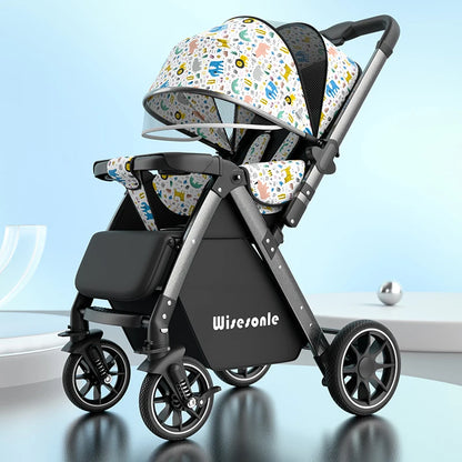 Lightweight Folding Two-way Baby Stroller