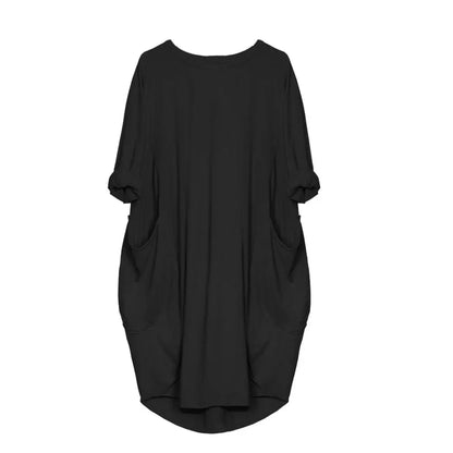Long Sleeve Loose Casual Dress for Pregnant Women