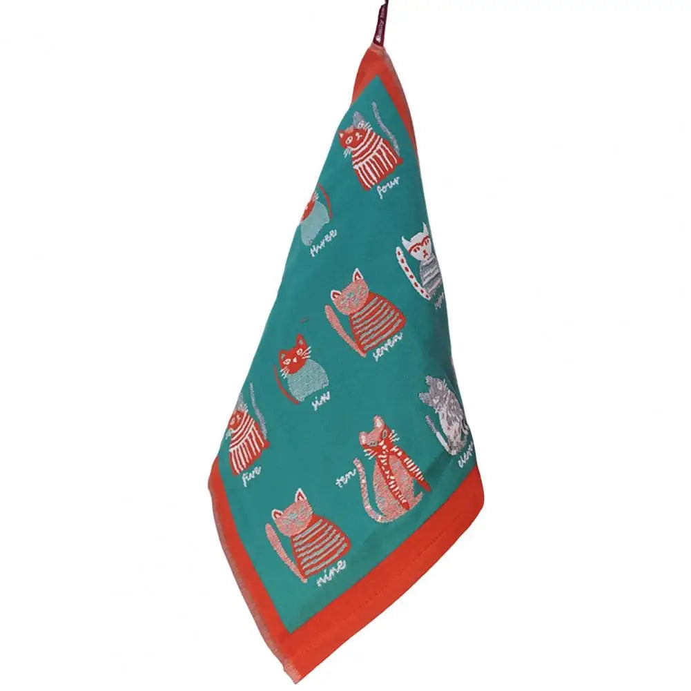 Cartoon Square Gauze Handkerchief for Baby Feeding