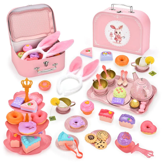 Simulation Afternoon Tea & Dessert Play Set for Kids