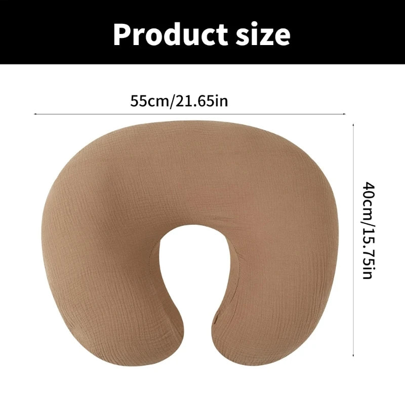 2PCS Breastfeeding Pillow Cover Pillow Case Detachable Nursing Pillowcase Breast Feeding Cushion Sleeve Breathable