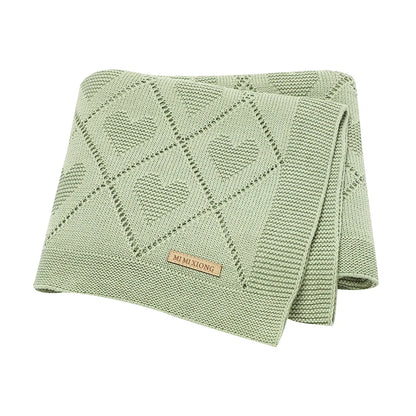 Super Soft Cotton Knit Swaddle Blanket (90x70cm)