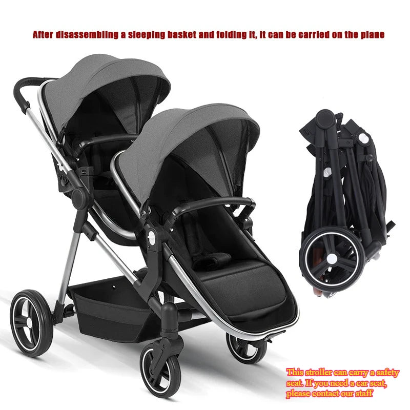 Foldable, Airline-Approved Stroller & Rider Combo
