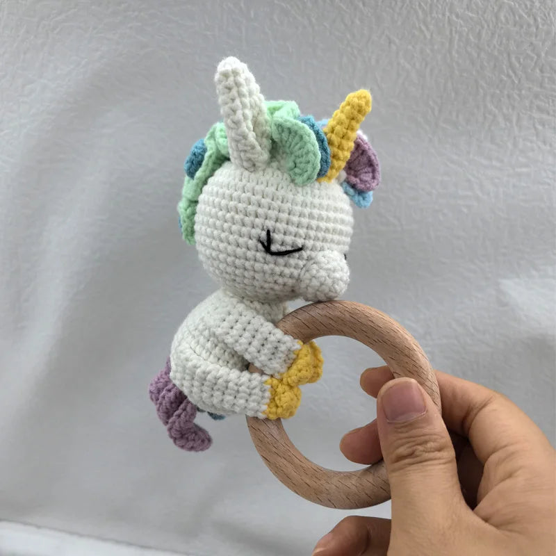 Knitted Lovely Animal Rattle