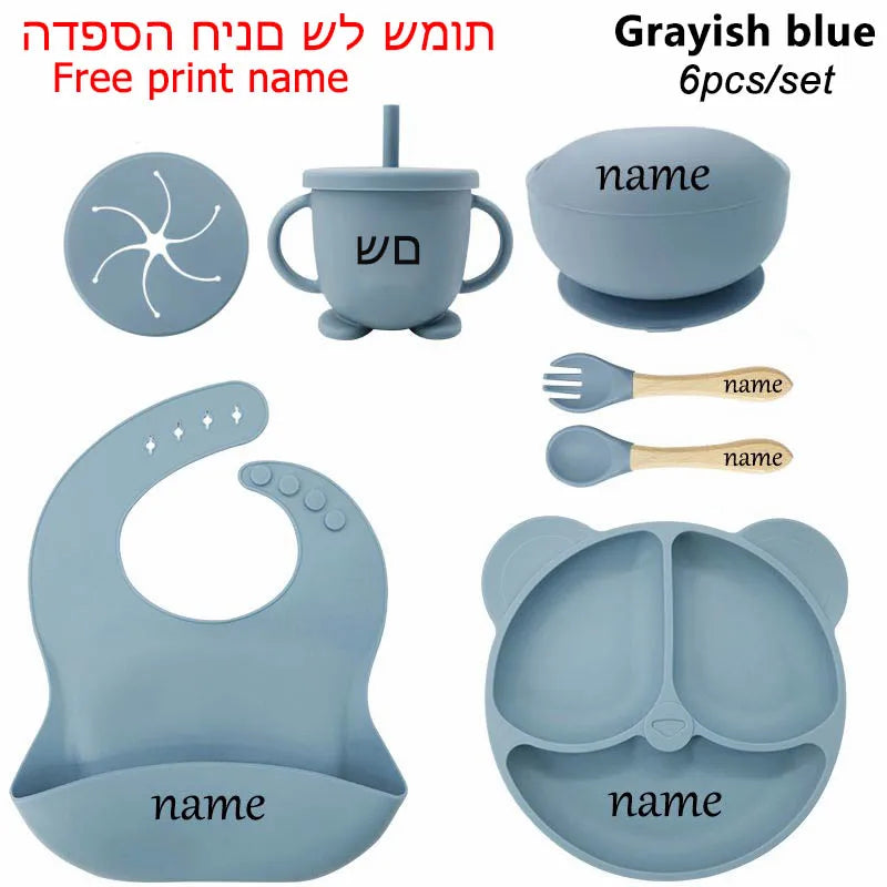 Plate Set 6Pcs Children Personalized Tableware