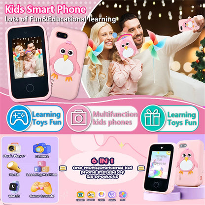Unicorn Toy Phone with Dual Camera & Games