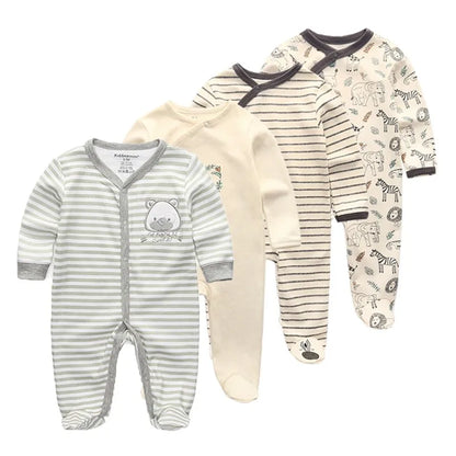 4Piece Long Sleeve Baby Romper
