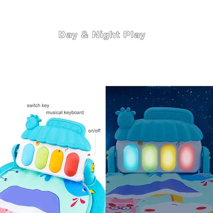 Musical Baby Activity Gym & Piano Keyboard Play Mat