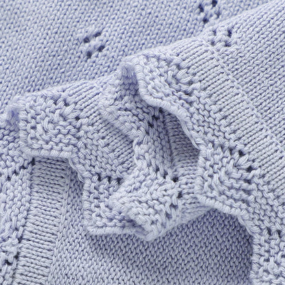 Ultra-Soft Knitted Cotton Baby Swaddle & Blanket (90x70cm)