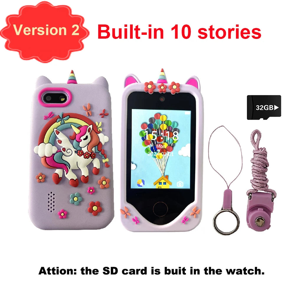 Unicorn Toy Phone with Dual Camera & Games