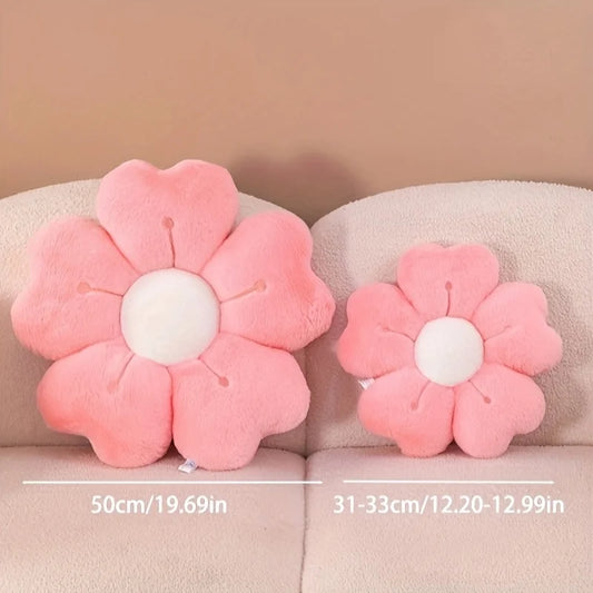 Plush Daisy Flower Pillow – Cute Cozy Cushion for Bed & Sofa