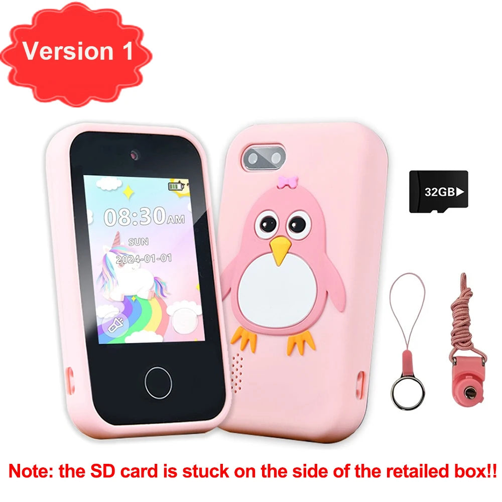 Unicorn Toy Phone with Dual Camera & Games