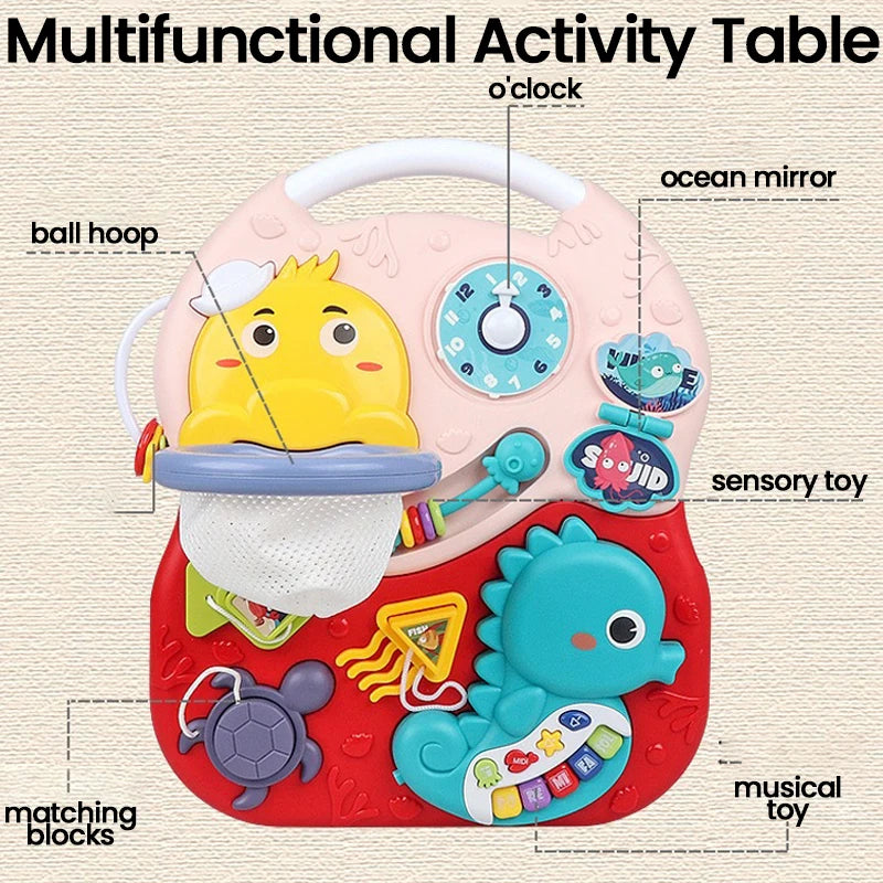 Musical Baby Activity Table: Sensory & Educational Toys