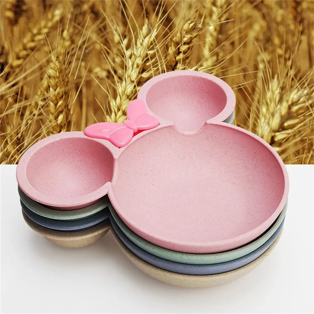 Eco-Friendly Wheat Straw Children's Dish Set (3PC)
