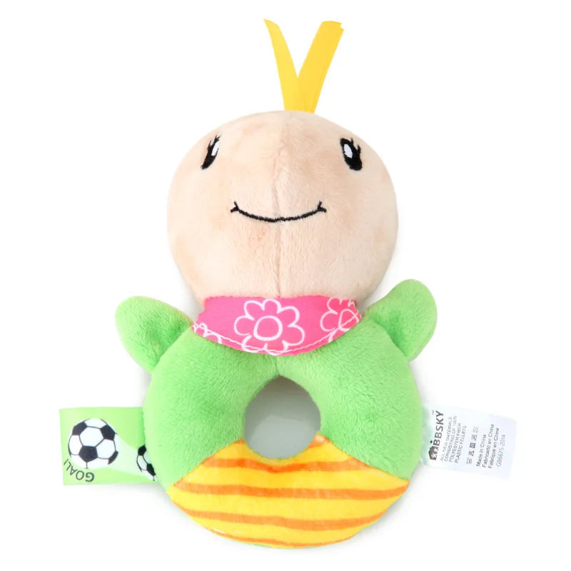 Baby Plush Animal Rattle Crib Mobile Toy (0–12 Months)