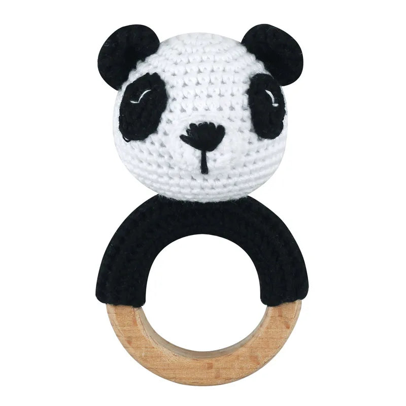 Handmade Amigurumi Cartoon Animal Baby Rattle