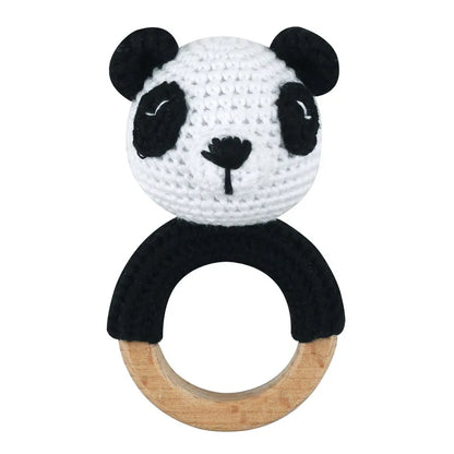 Handmade Amigurumi Cartoon Animal Baby Rattle