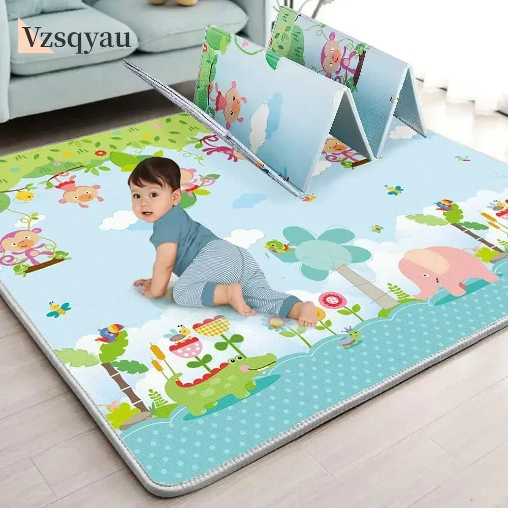 Large Double-Sided Foam Play Mat (180x200cm)