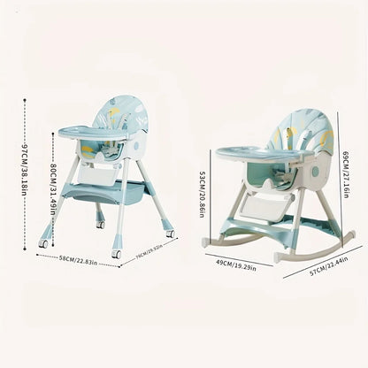 Convertible High Chair with Removable Tray