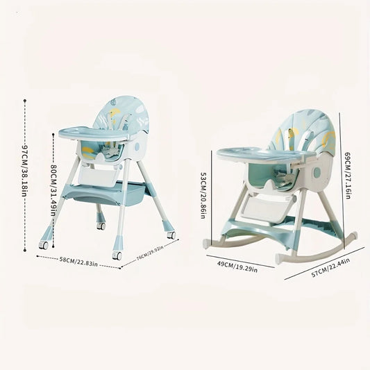 Convertible High Chair with Removable Tray