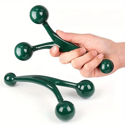 The Triple-Point Muscle Relief Tool (Neck, Shoulders, Feet).