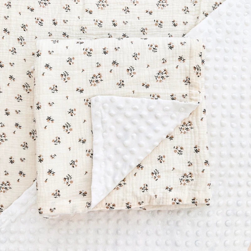 Pure Cotton Newborn Blanket Warm And Comfortable