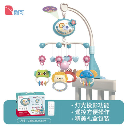 Remote Control Baby Crib Mobile: Music, Lights, & Projector