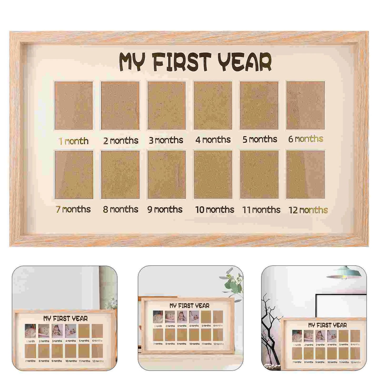 Newborn Handprint Maker & First Year Souvenir Frame