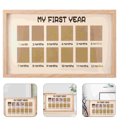 Newborn Handprint Maker & First Year Souvenir Frame