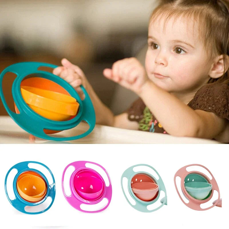 360 Degree Rotating Anti Overflow Feeding Bowl