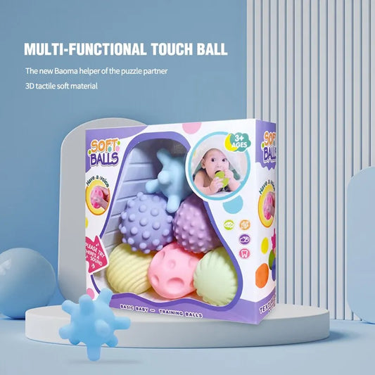 6PCS Baby Sensory Textured Balls