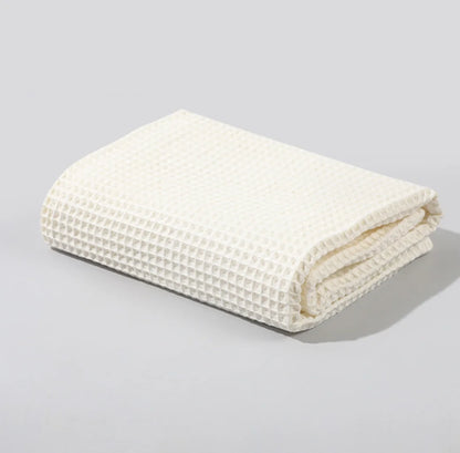 Soft Waffle Cotton Newborn Swaddle & Crib Blanket