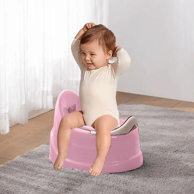 Stable & Safe Oval Potty for Boys and Girls