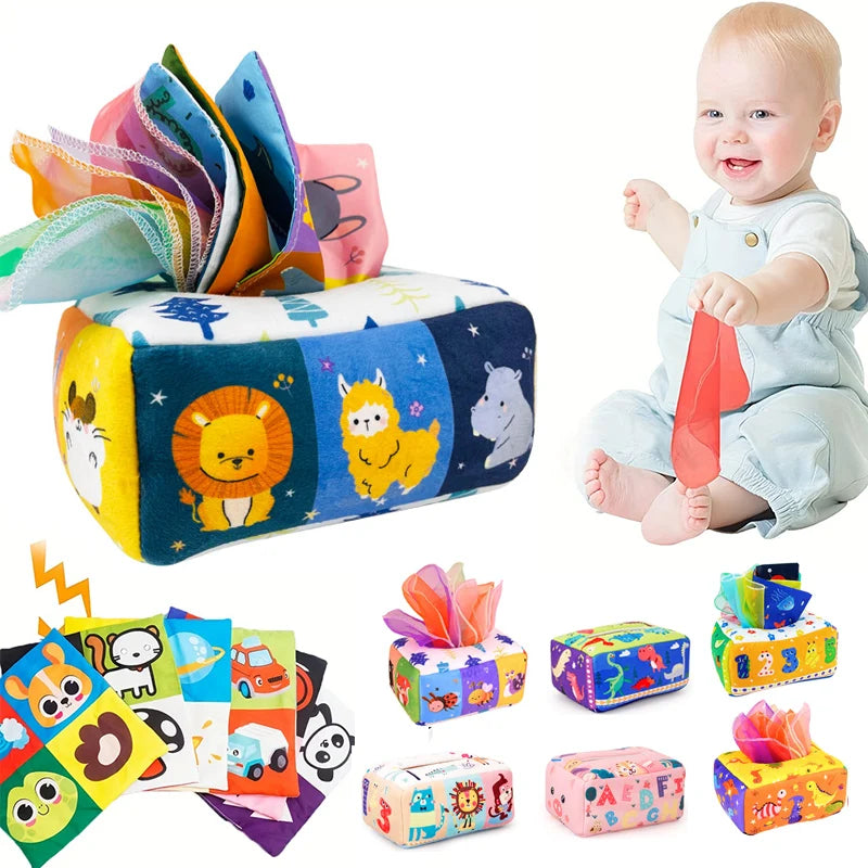 Montessori Magic Tissue Box Sensory Toy
