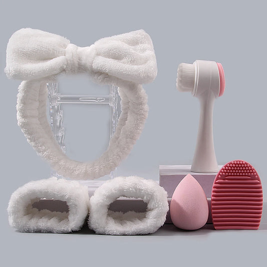 6-Piece Facial Cleansing & Makeup Prep Kit