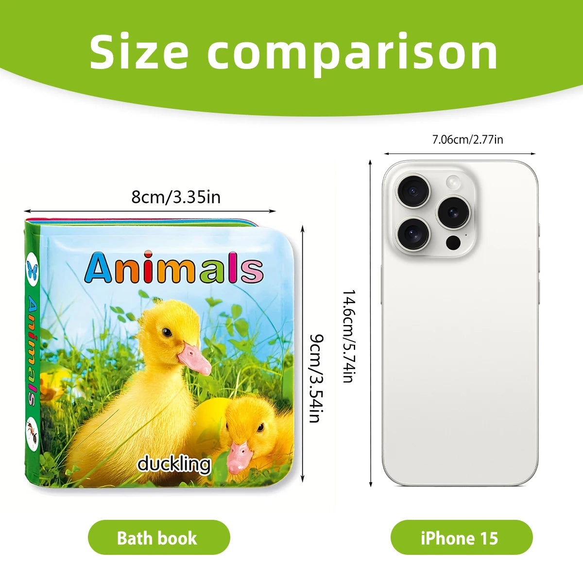 Educational Bathtime Learning Books for Infants