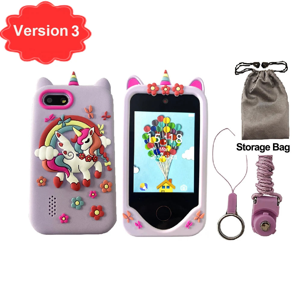 Unicorn Toy Phone with Dual Camera & Games
