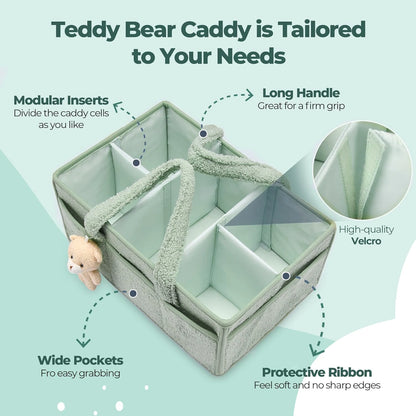 Portable Diaper Organizer Caddy for Nursery