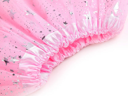 Girls Tulle Star Sequins Princess Tutu Skirt
