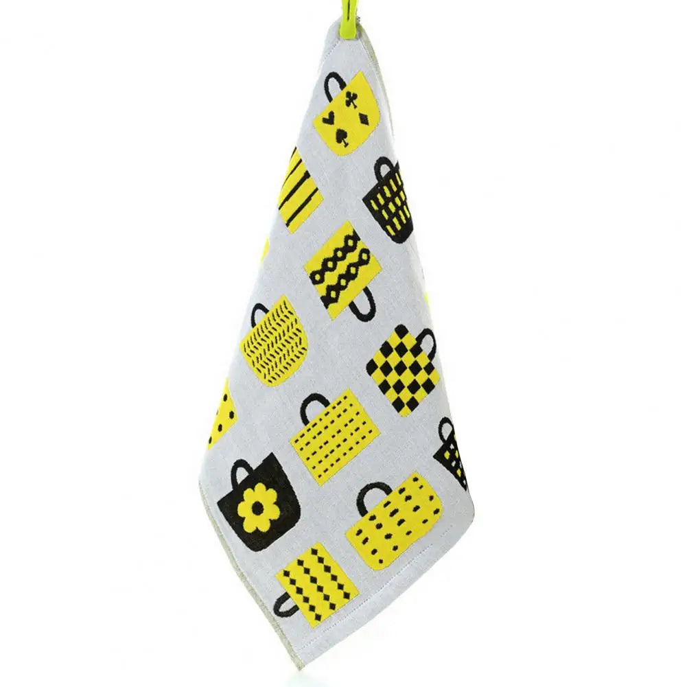 Cartoon Square Gauze Handkerchief for Baby Feeding