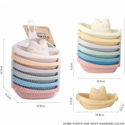 Kids' Educational Stacking Boat Water Game (6 Pcs)